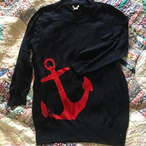 J. Crew anchor sweater